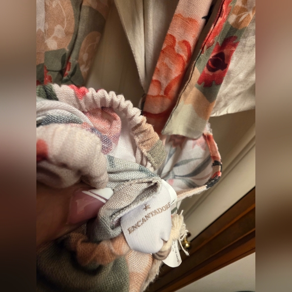 IRREGULAR Anthropologie Encantadore Renata Tropic Maxi Dress Size M - Picture 10 of 11